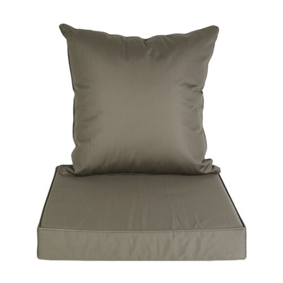 Outdoor Seat Cushion Set Waterproof Patio Furniture Cushion and Back Pillow - Picture 6 of 11